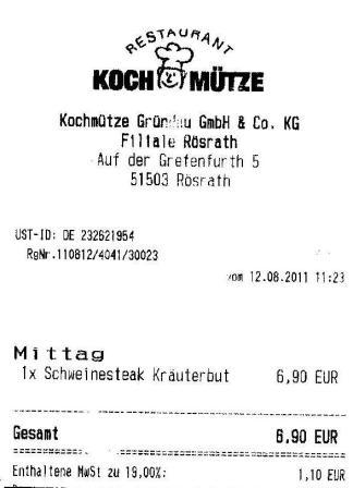 emll Hffner Kochmtze Restaurant